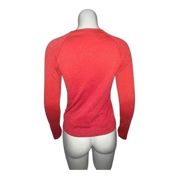 Athleta Girl Power Up Shimmer Top in Candy Red NWOT - Picture 6 of 10